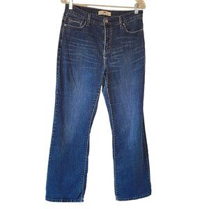 Levi's 512 Bootcut Perfectly Slimming Silver Stud Embellished Pockets  Size 14 M